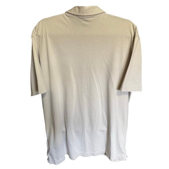 Patagonia Men's Sunshade Polo Shirt Tarpon Logo Short Sleeves Off White Size XL - Picture 5 of 10